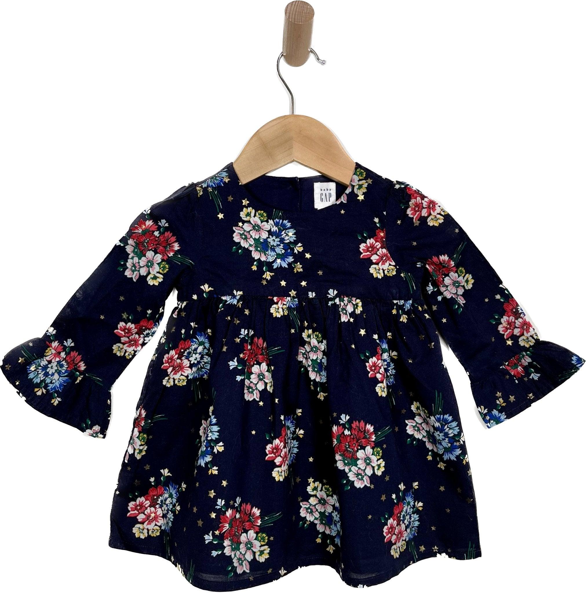 baby gap floral dress 6-12m