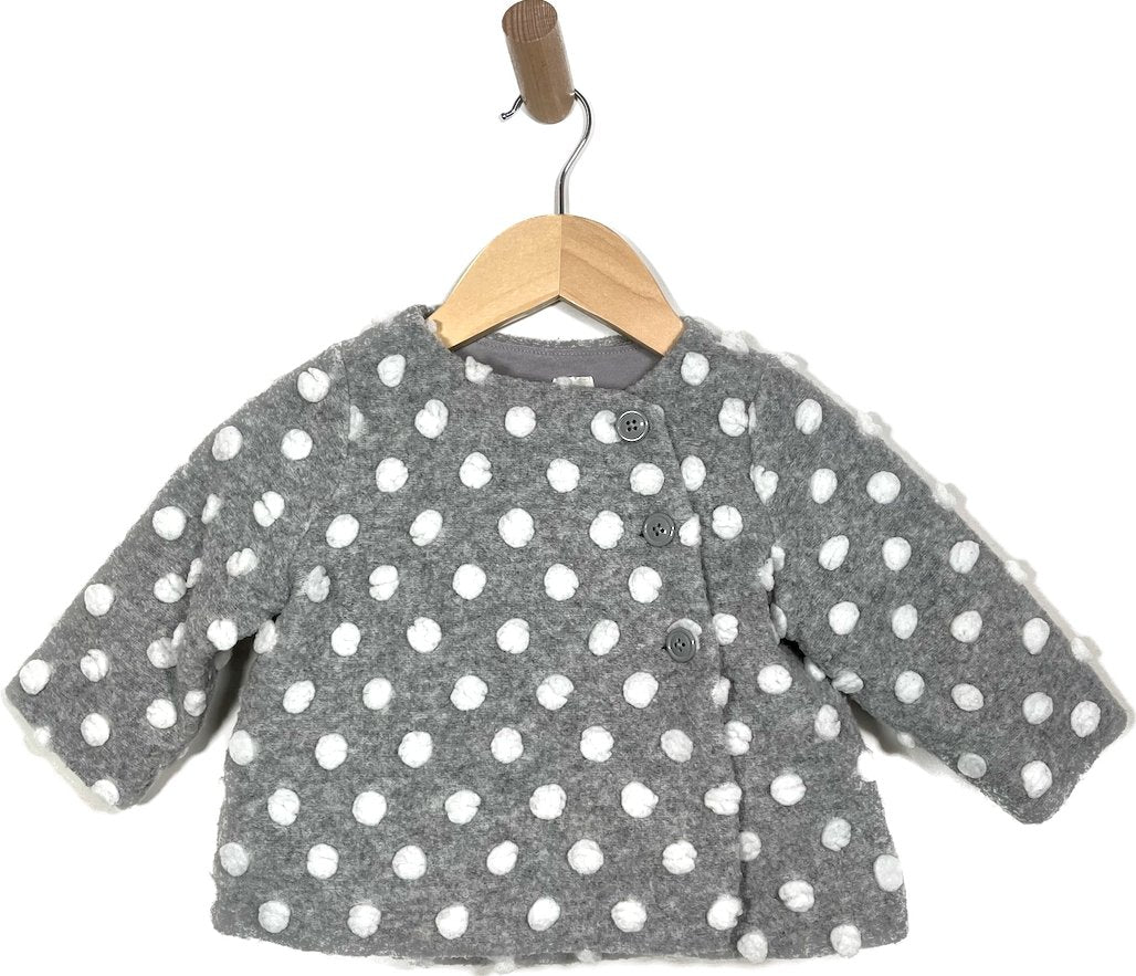 baby gap pop out polka dot jacket 6-12m