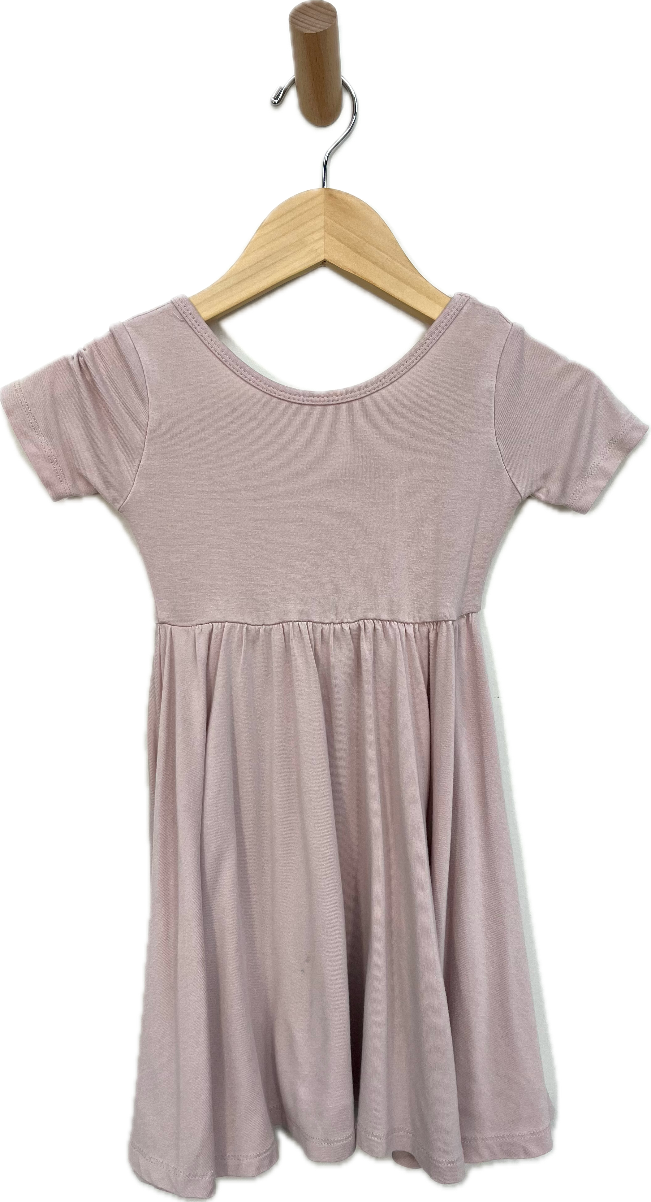 kyte twirl dress blush 2T (pilled, blue stain on front)