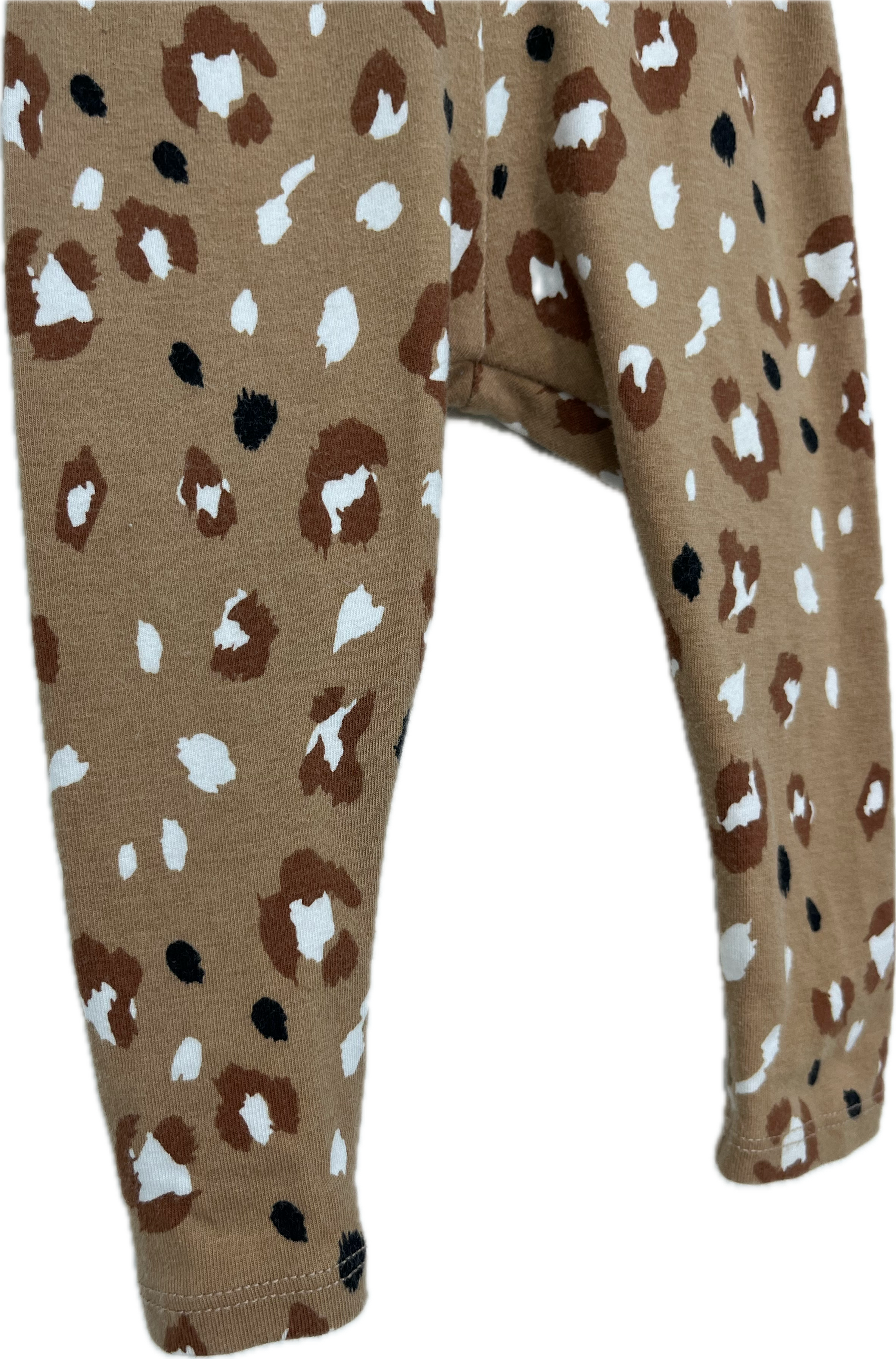 jax + lennon leopard leggings 0-3m
