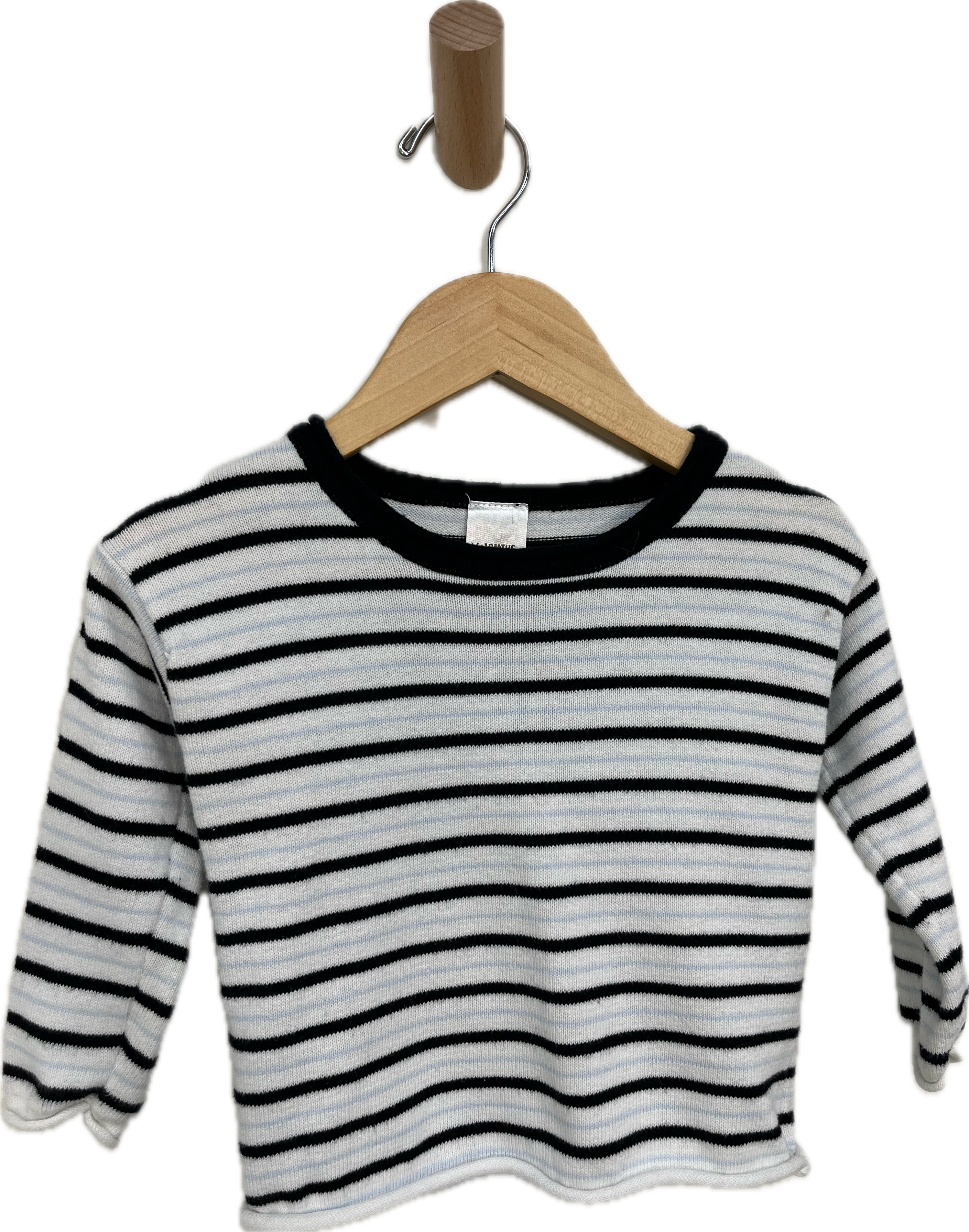 bonds knit stripe shirt 0-6m