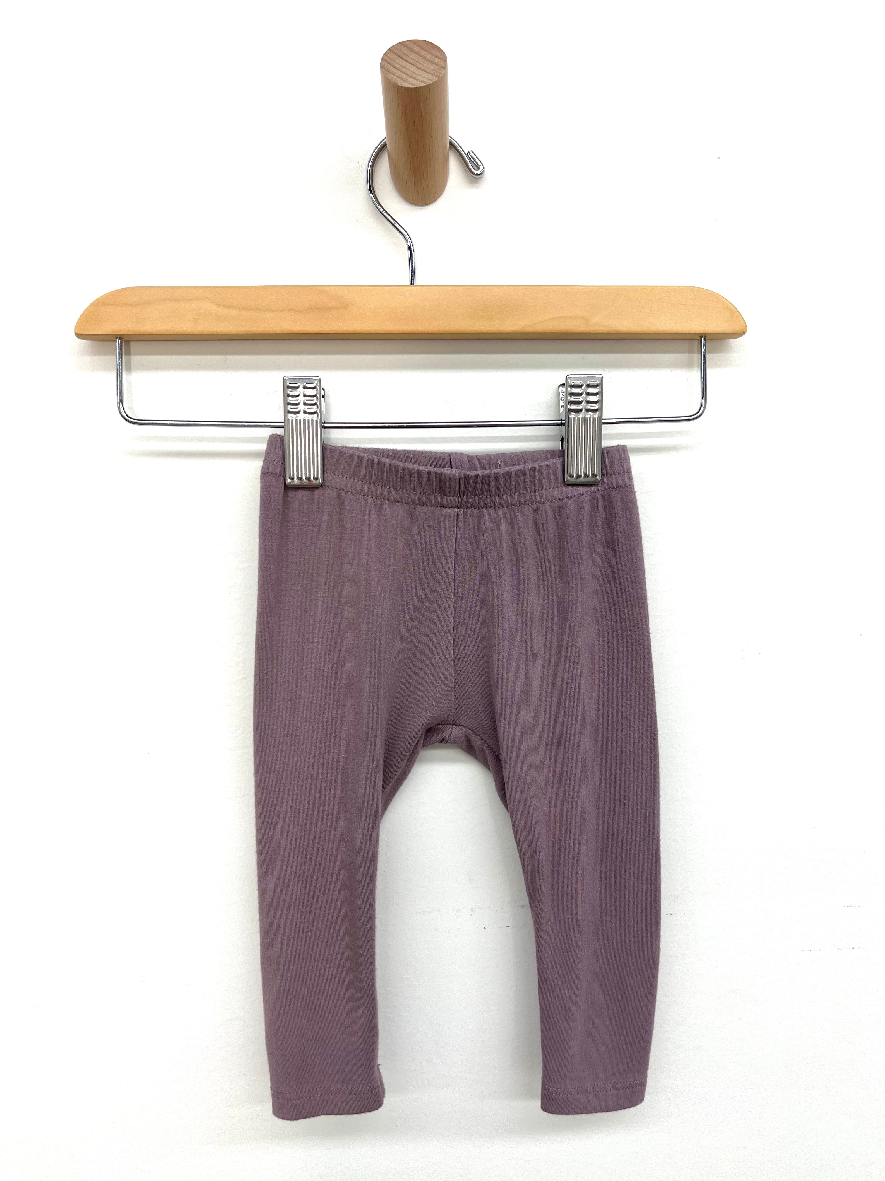 jax + lennon lavender leggings 0-6m