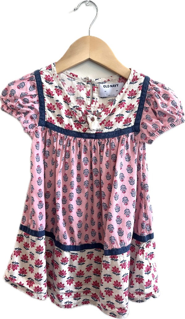 old navy pink boho blouse 3T