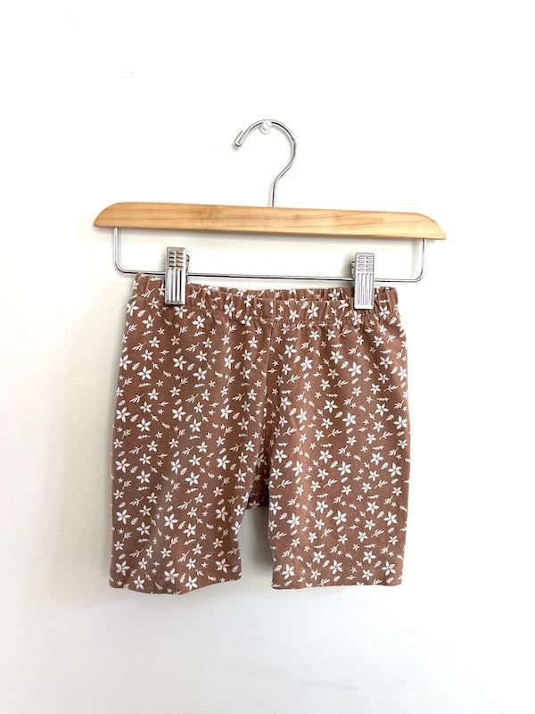 jax + lennon in bloom bike shorts YS 6Y