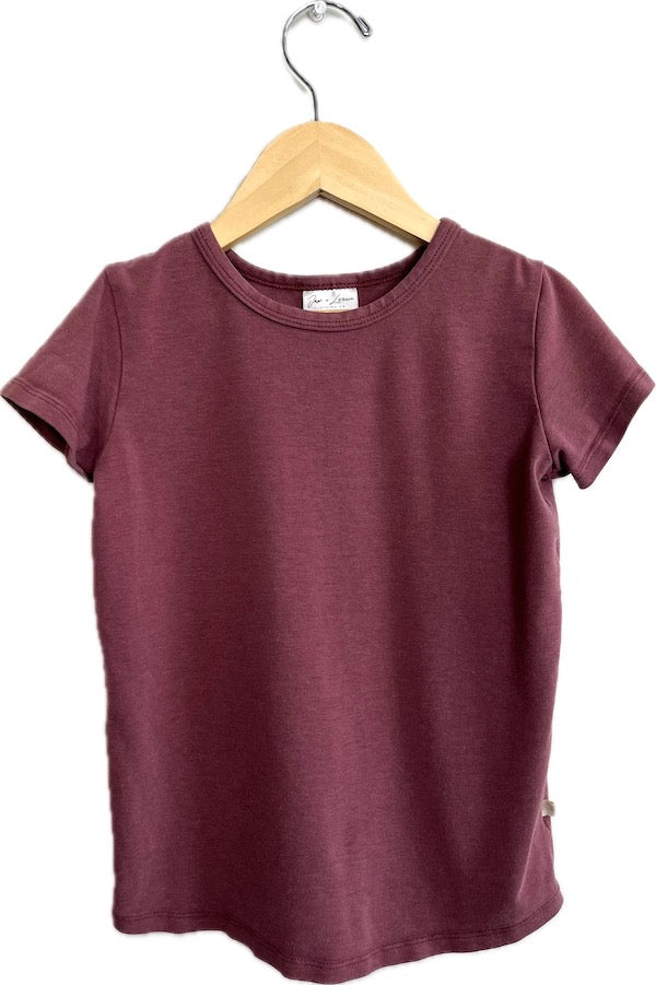 jax + lennon plum tshirt 4/5T