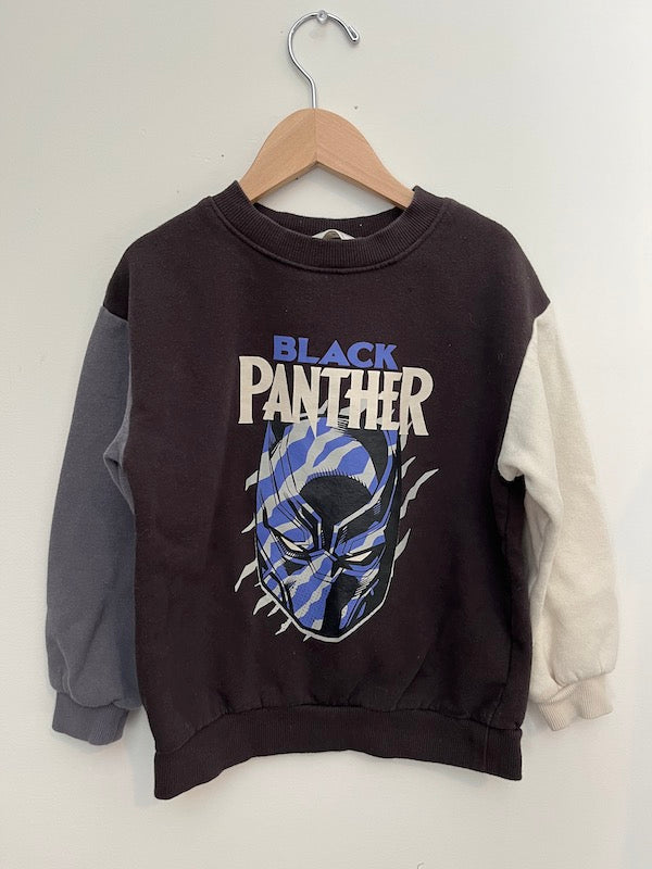 h&m black panther pullover 5T