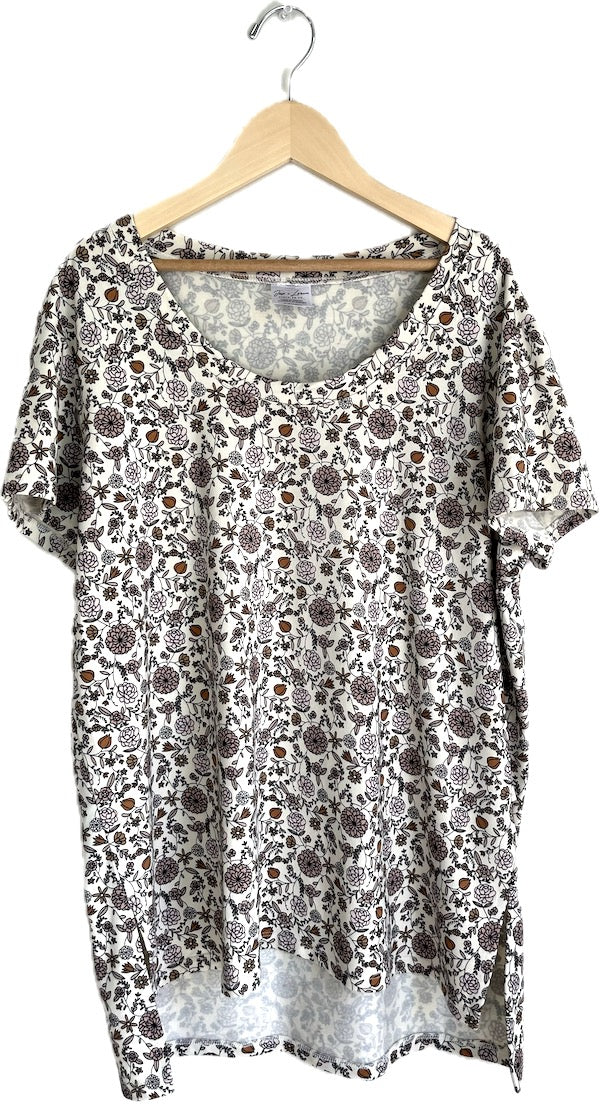 jax + lennon floral tee WMN XS