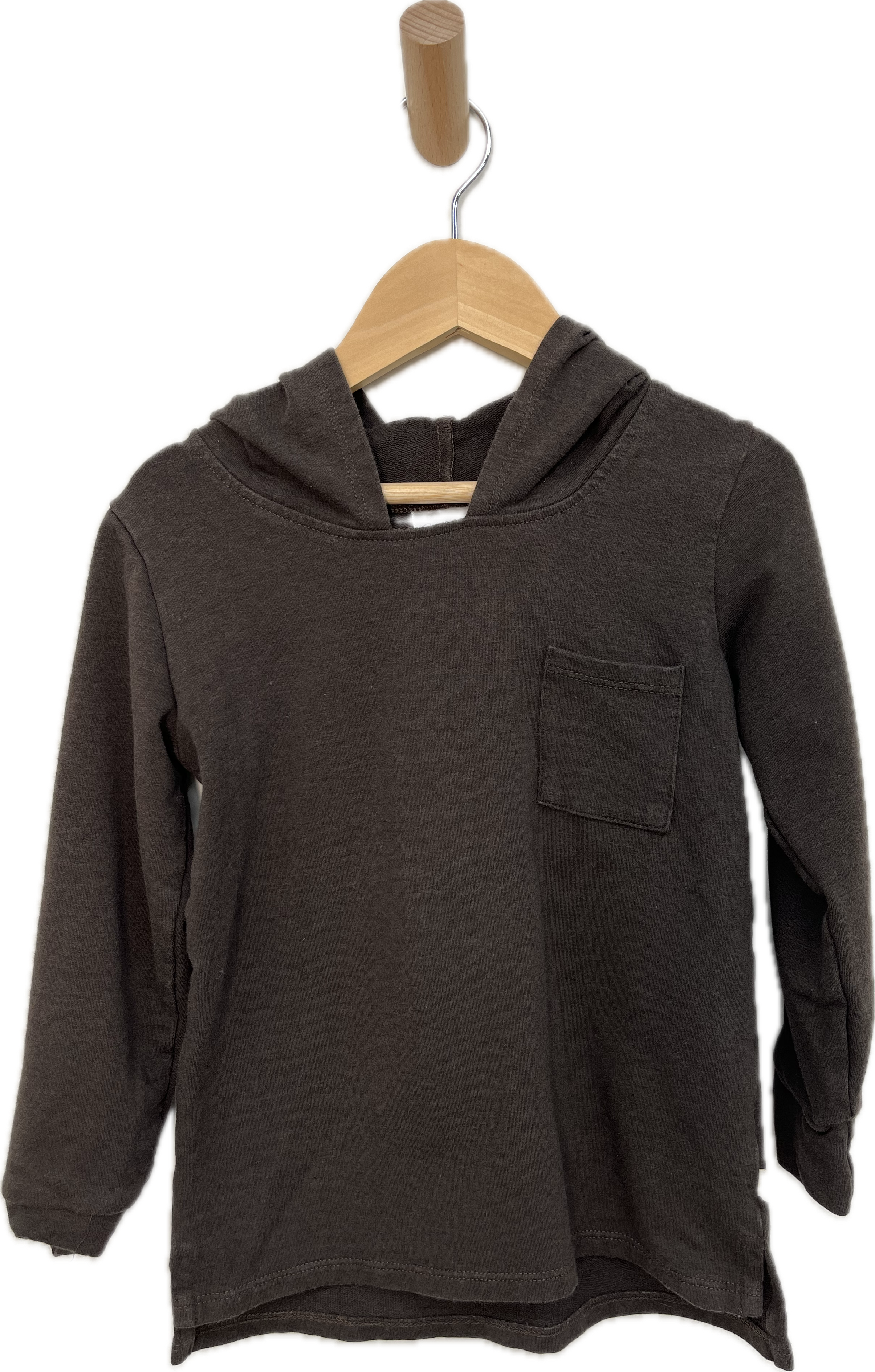 jax + lennon brown pocket hoodie 2T