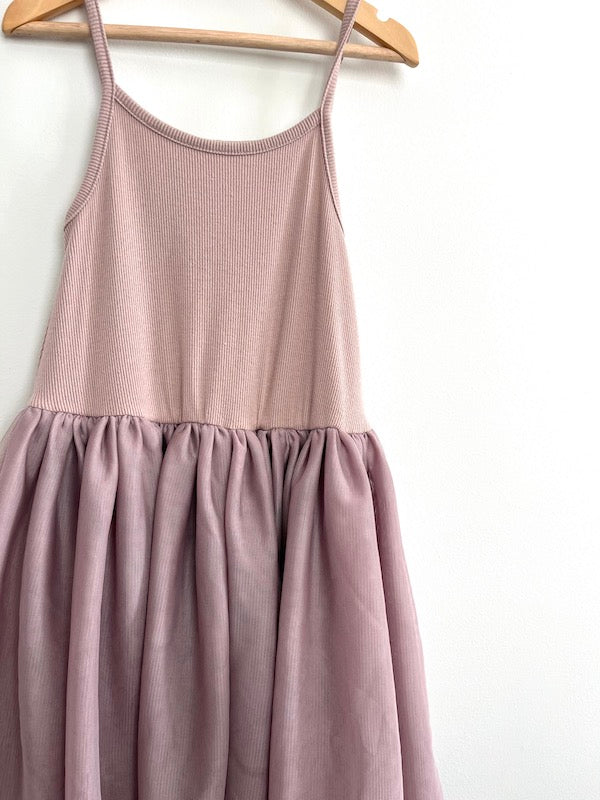 old navy ribbed knit tulle dress 6Y
