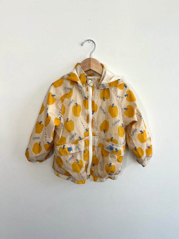 zara yellow pepper windbreaker 2/3T