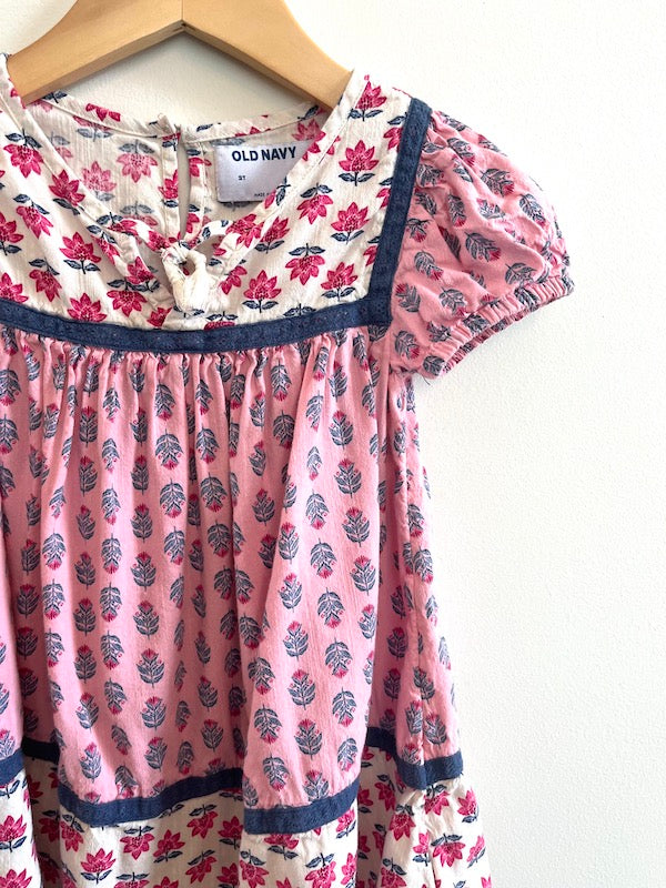 old navy pink boho blouse 3T