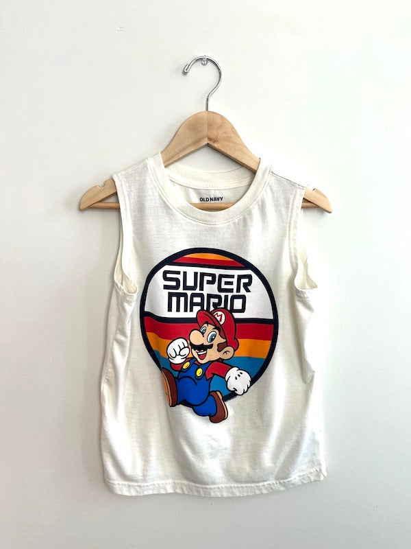 old navy super mario tank 6/7Y