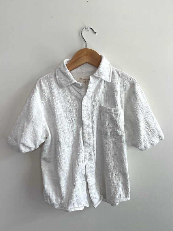 appaman beach shirt white 7Y