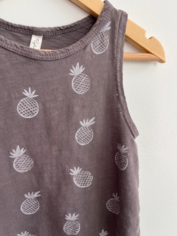 rylee + cru grey pineapple tank 12-18m