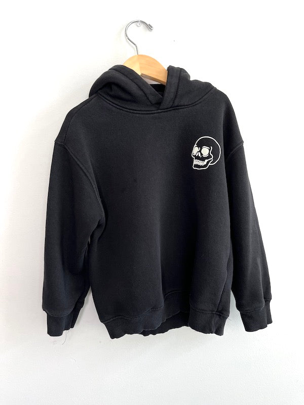 zara skull hoodie 6Y