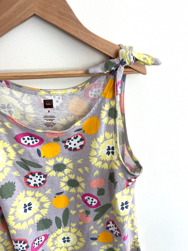 tea fruit strap dress 8Y