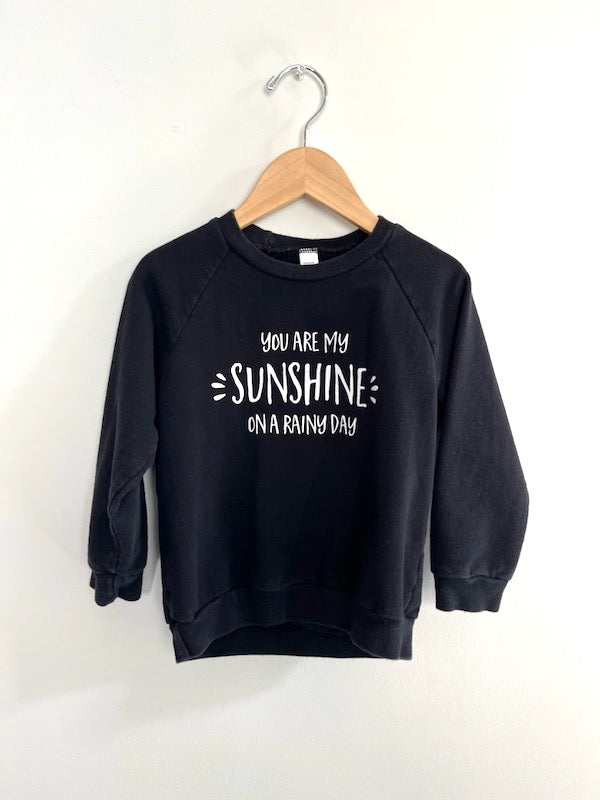 american apparel you are my sunshine pullover 3T