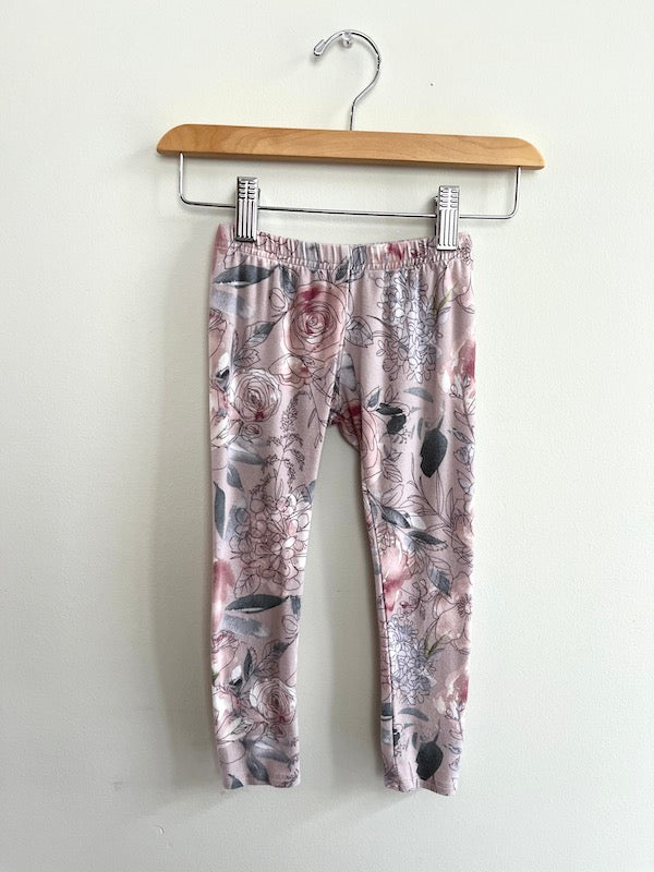 jax + lennon wildflower leggings 3/4T