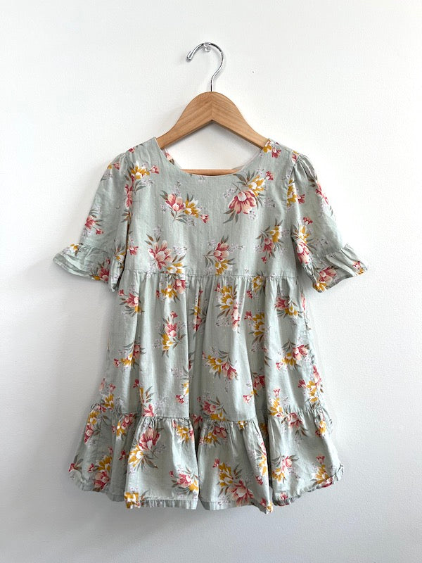 oshkosh sage floral dress 3T PLAY