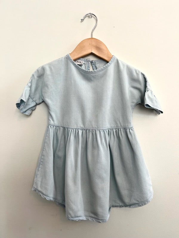 huxbaby chambray dress 12-24m PLAY