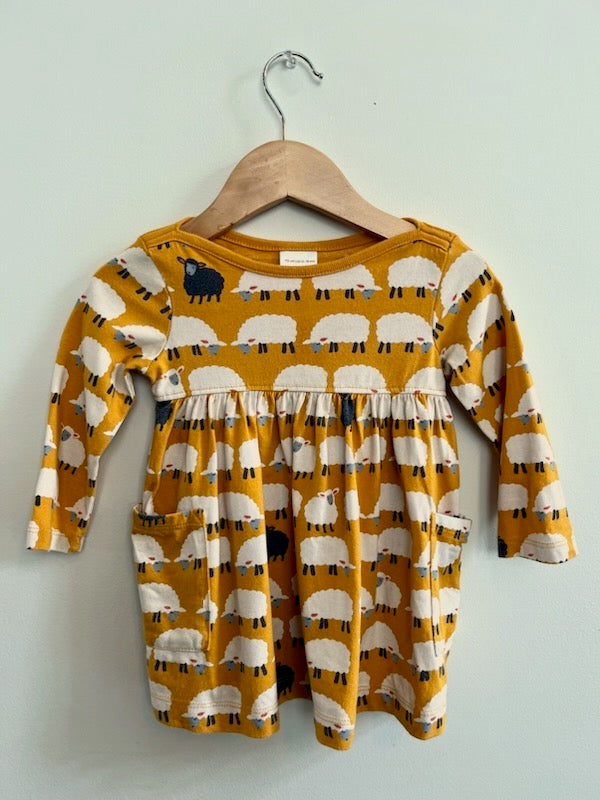 hanna andersson sheep dress 12-18m