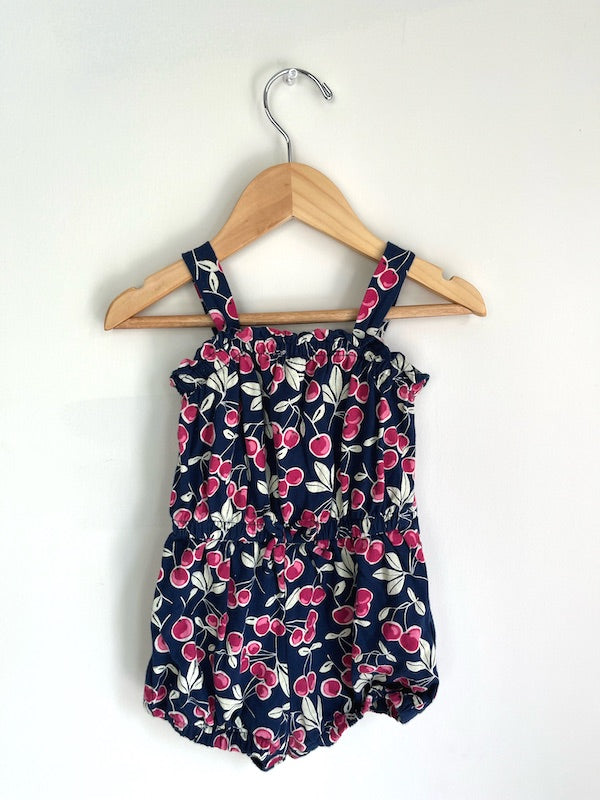 baby gap cherry romper 12-18m