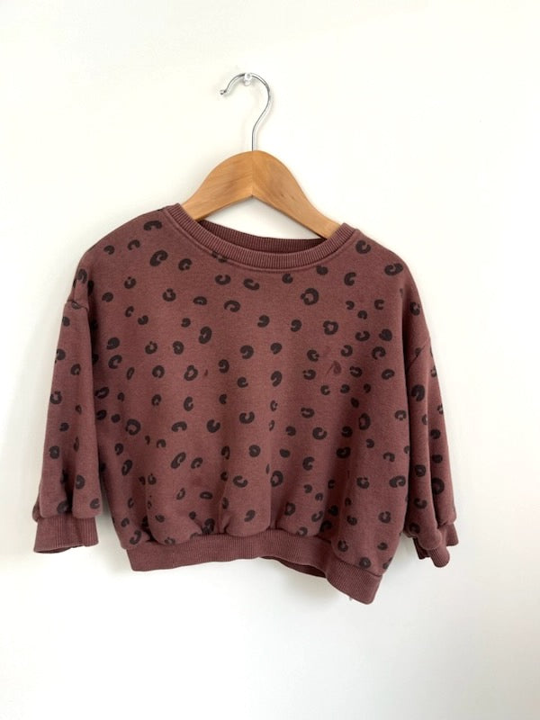 h&m animal print pullover 18-24m PLAY