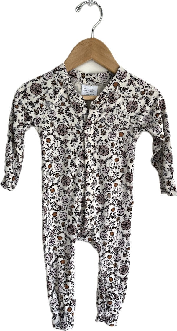 jax + lennon floral snap front sleeper 0-6m