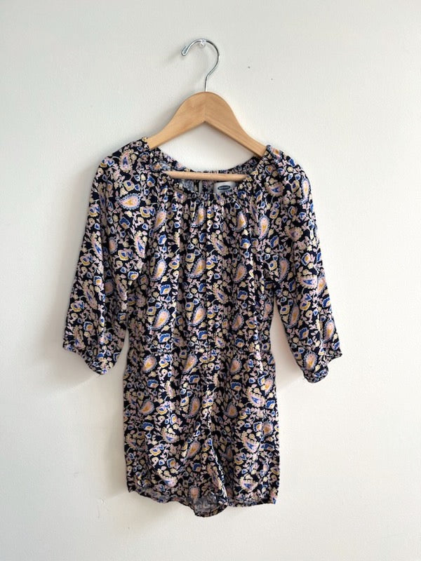 old navy floral romper 5T