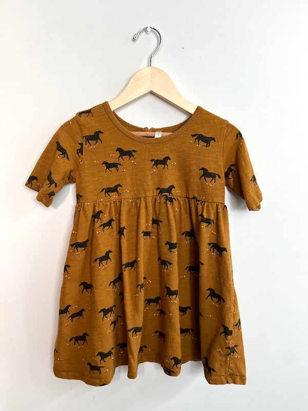 Rylee + Cru Finn Dress - Wild Horses 4T