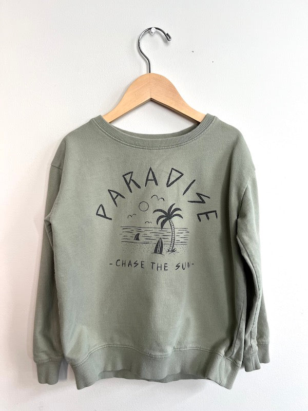 rylee + cru paradise sweatshirt 5/6T