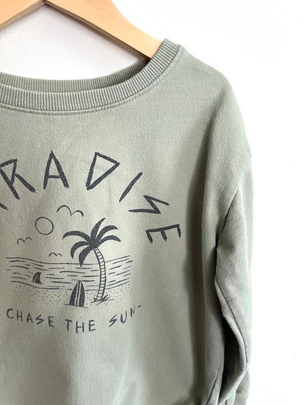 rylee + cru paradise sweatshirt 5/6T