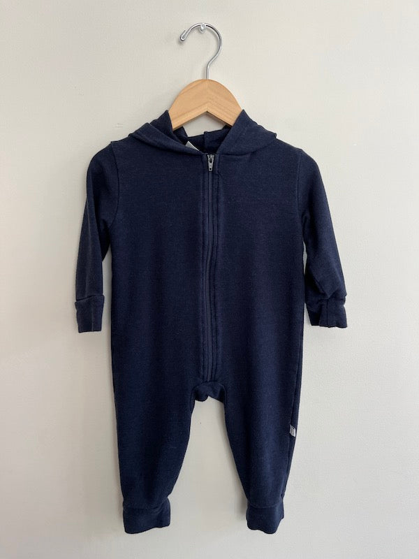 tiny button apparel zipsuit 6-12m