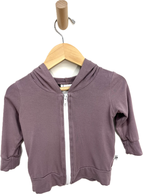 jax + lennon mauve hoodie 0-6m