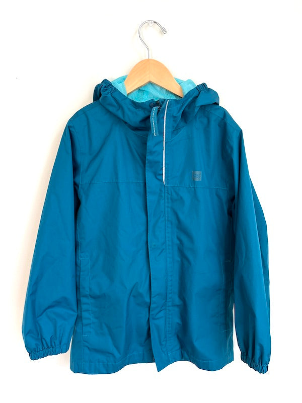 MEC turquoise rain shell 7Y