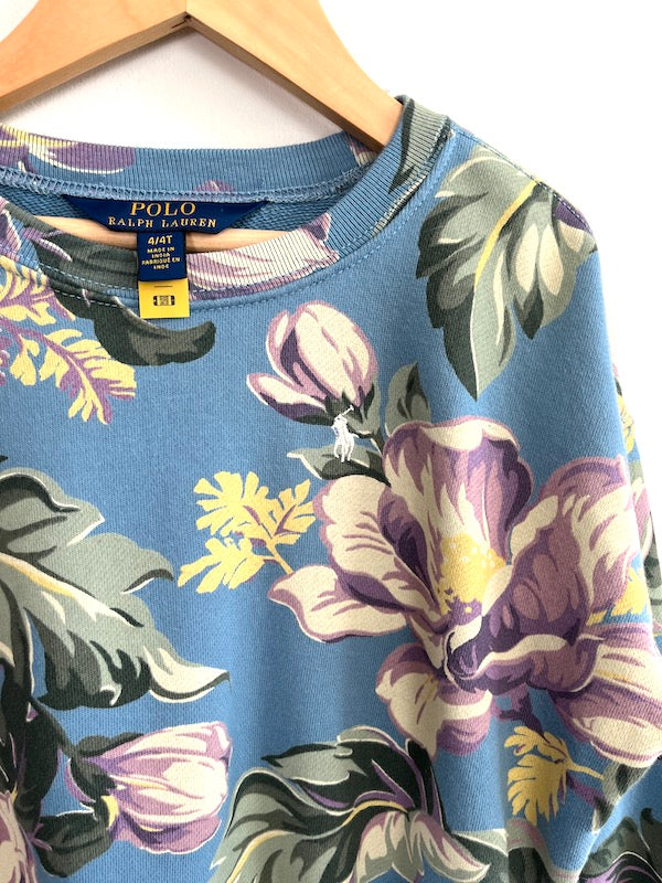 Ralph Lauren floral sweat set 4T