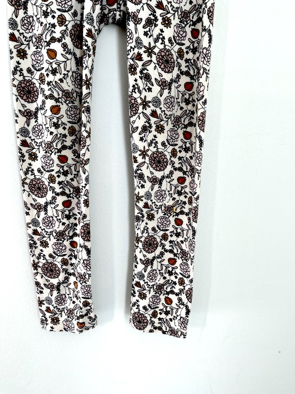 jax + lennon floral leggings 3/4T