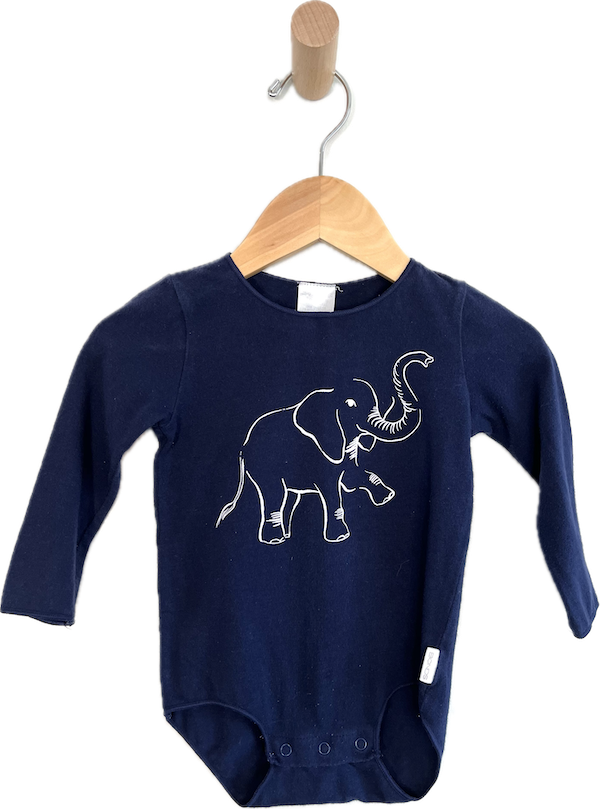 bonds elephant onesie 6-12m