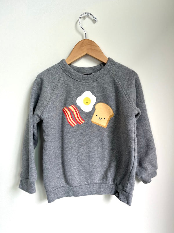 whistle & flute breakfast sweatshirt 4/5T