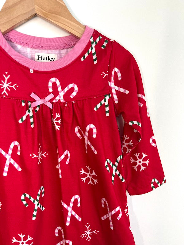 hatley candy cane nightgown NWT 2T