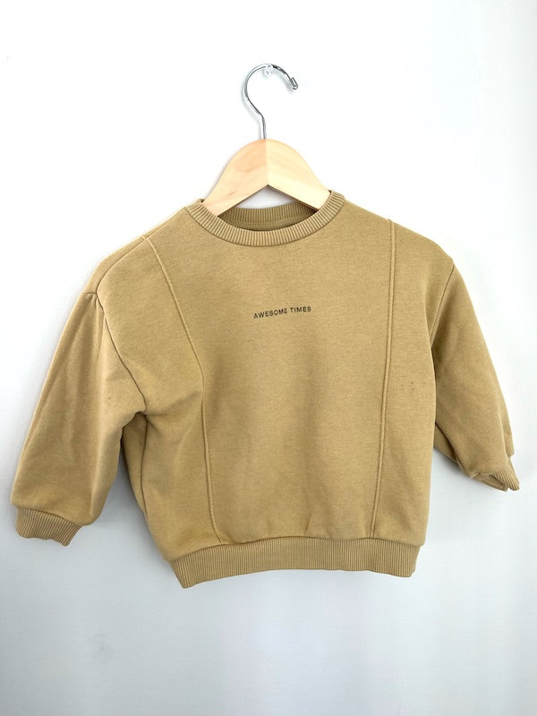 zara awesome pullover 12-18m