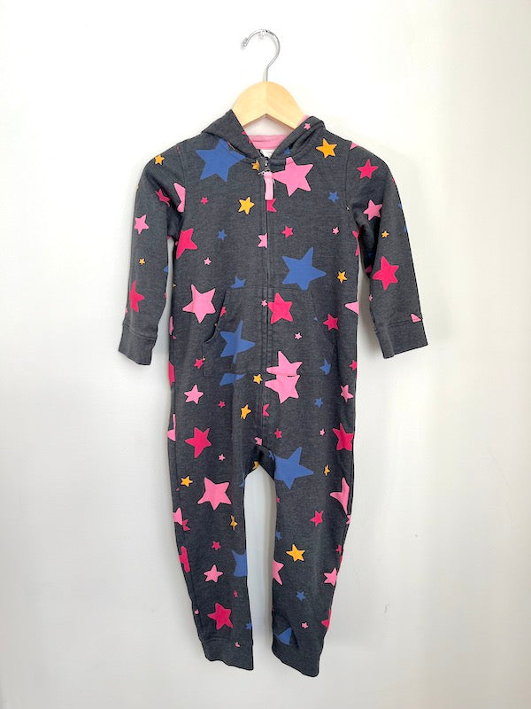 H&M star zip up romper 2T