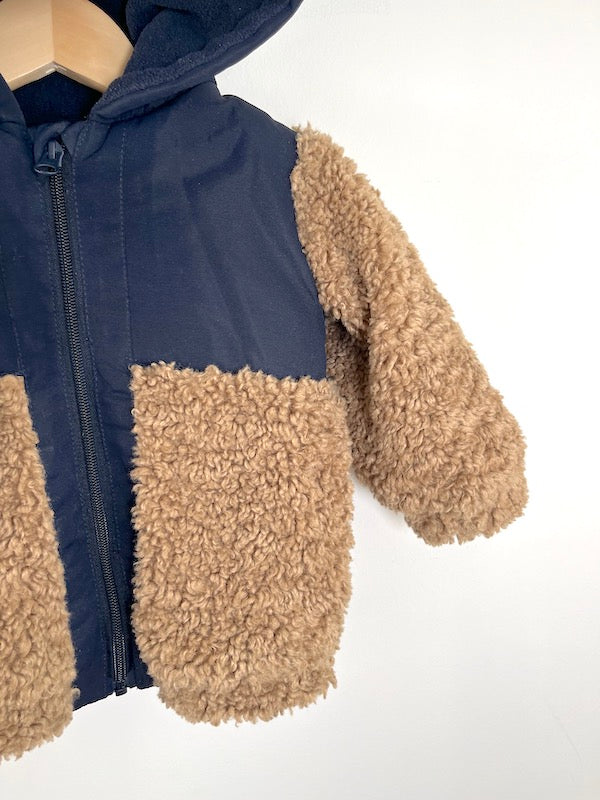 miles the label sherpa jacket 18-24m