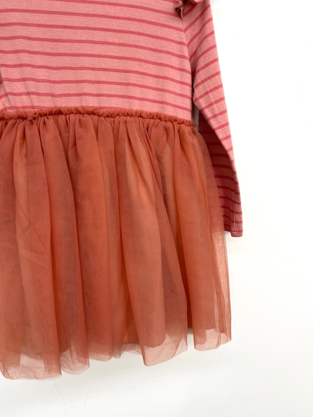 rise little earthling peachy pink dress 4T