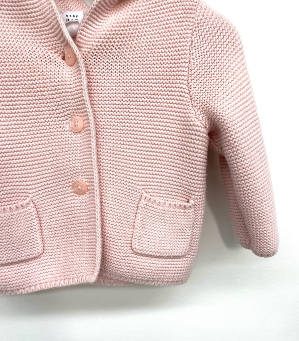 baby gap pink teddy sweater 6-12m