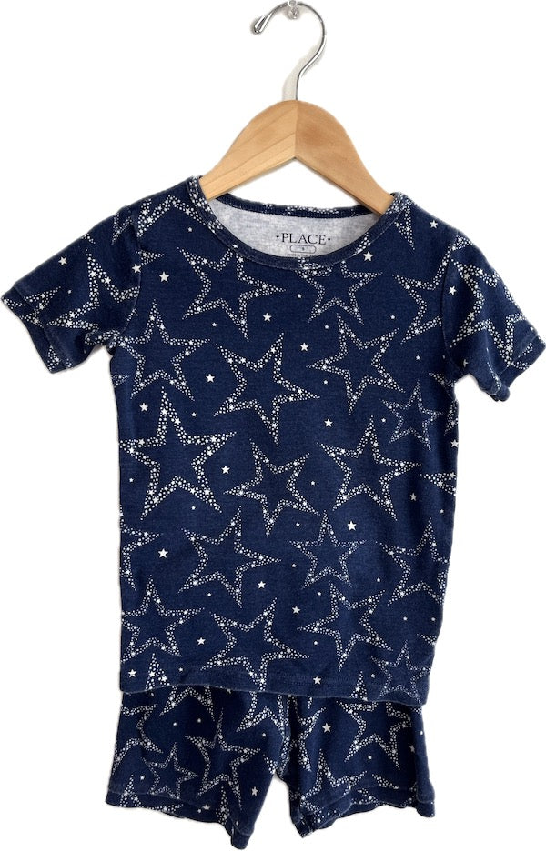 CP navy star pjs 4T