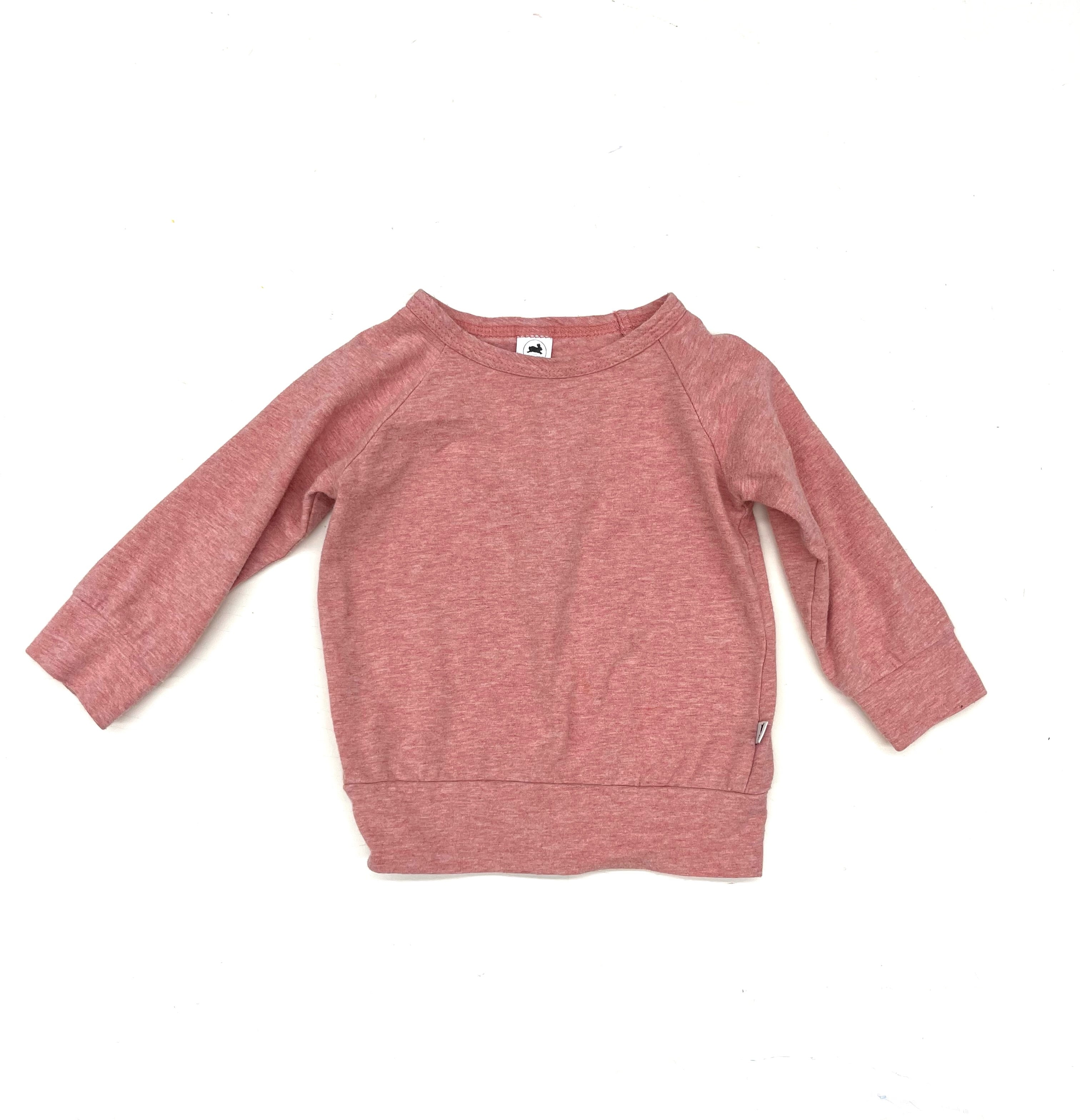 little & lively pink pullover 6-12m