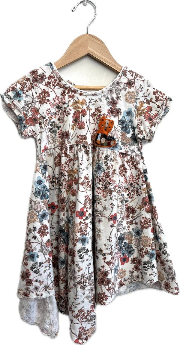 next floral dress with cat 4T