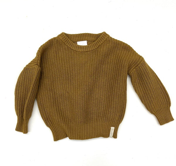 jax & lennon kids knit mustard 12-24m