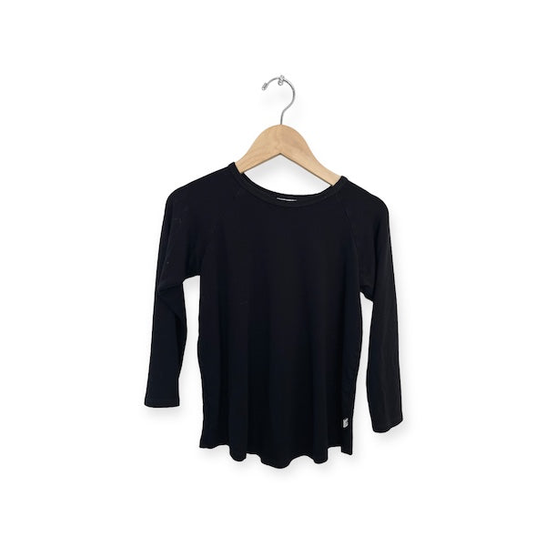 jax+ lennon black long sleeve shirt 5/6Y